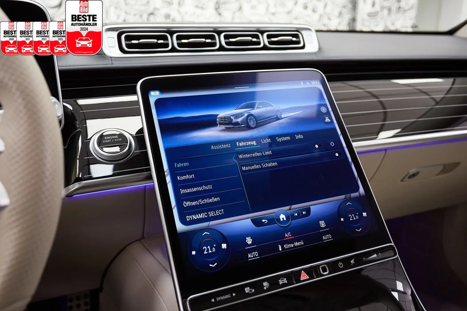 S 580 e 4-MATIC*3x AMG SPORT*DESIGNO*4D-BURM*TV*
