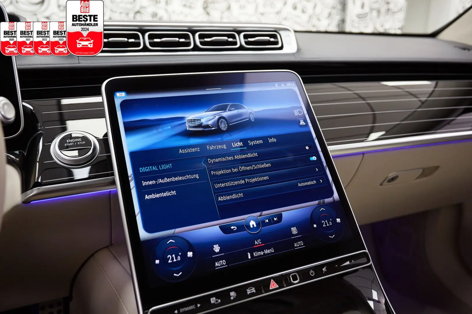 S 580 e 4-MATIC*3x AMG SPORT*DESIGNO*4D-BURM*TV*