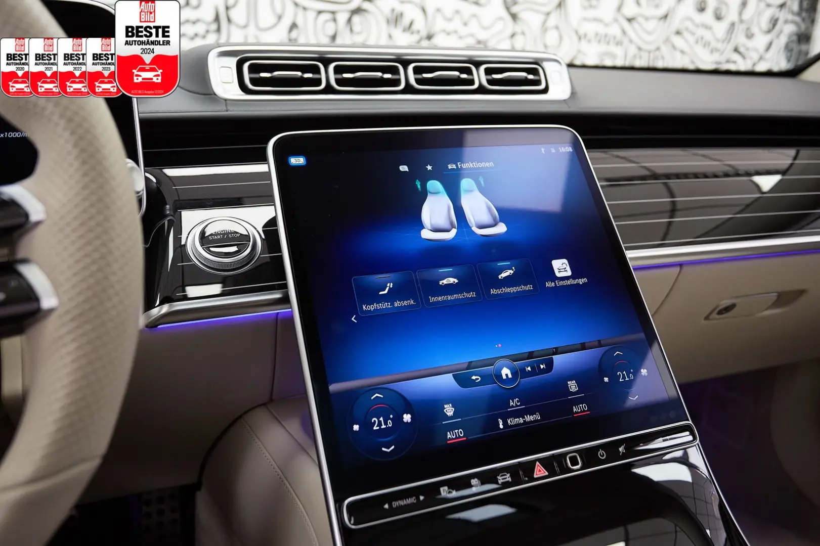 S 580 e 4-MATIC*3x AMG SPORT*DESIGNO*4D-BURM*TV*