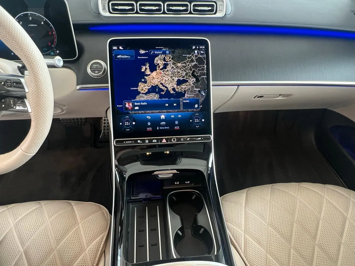 S 450 d 4M lang AMG Line/Standhzg./Pano.-Dach