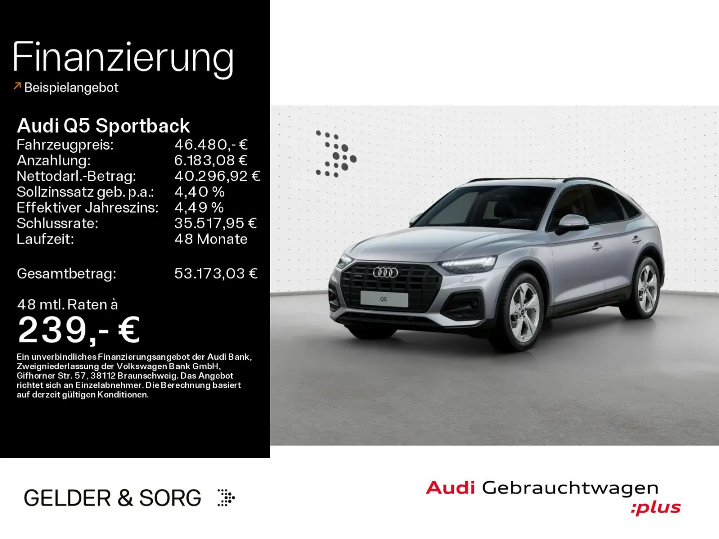 Q5 Sportback 45 TFSI qu. AHK*Matrix*360°*Pano
