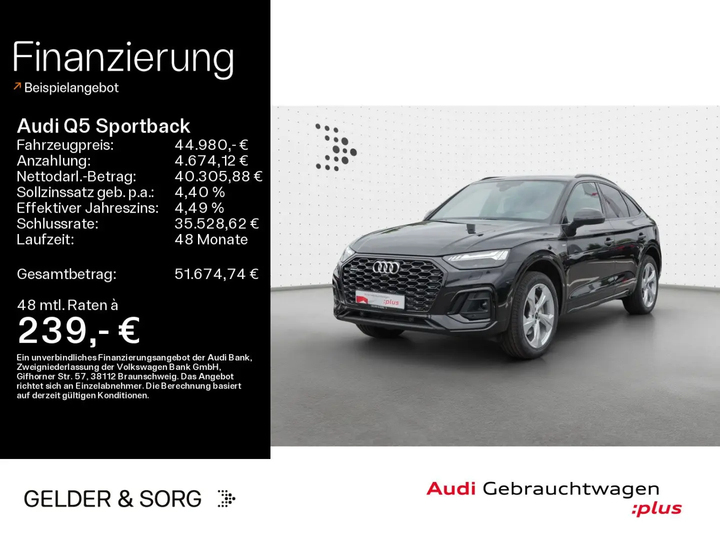 Q5 Sportback 45 TFSI qu. S line Matrix*360°AHK