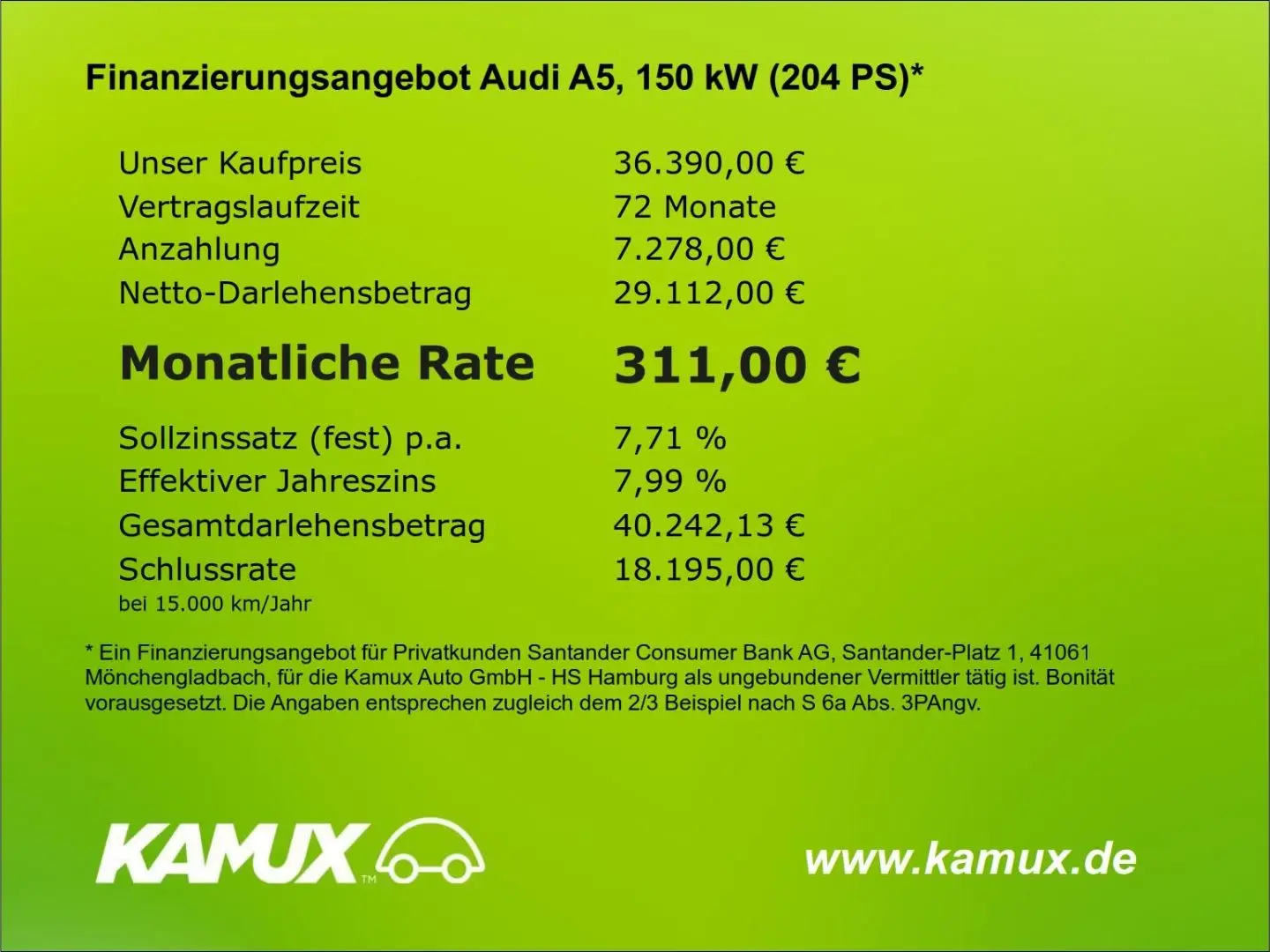 A5 40TFSI Sb S-tronic S-line+LED+NAVI+VIRTUAL