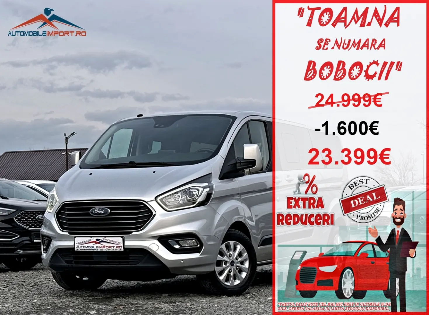 Ford Tourneo Custom 320 L2H1 VA Titanium