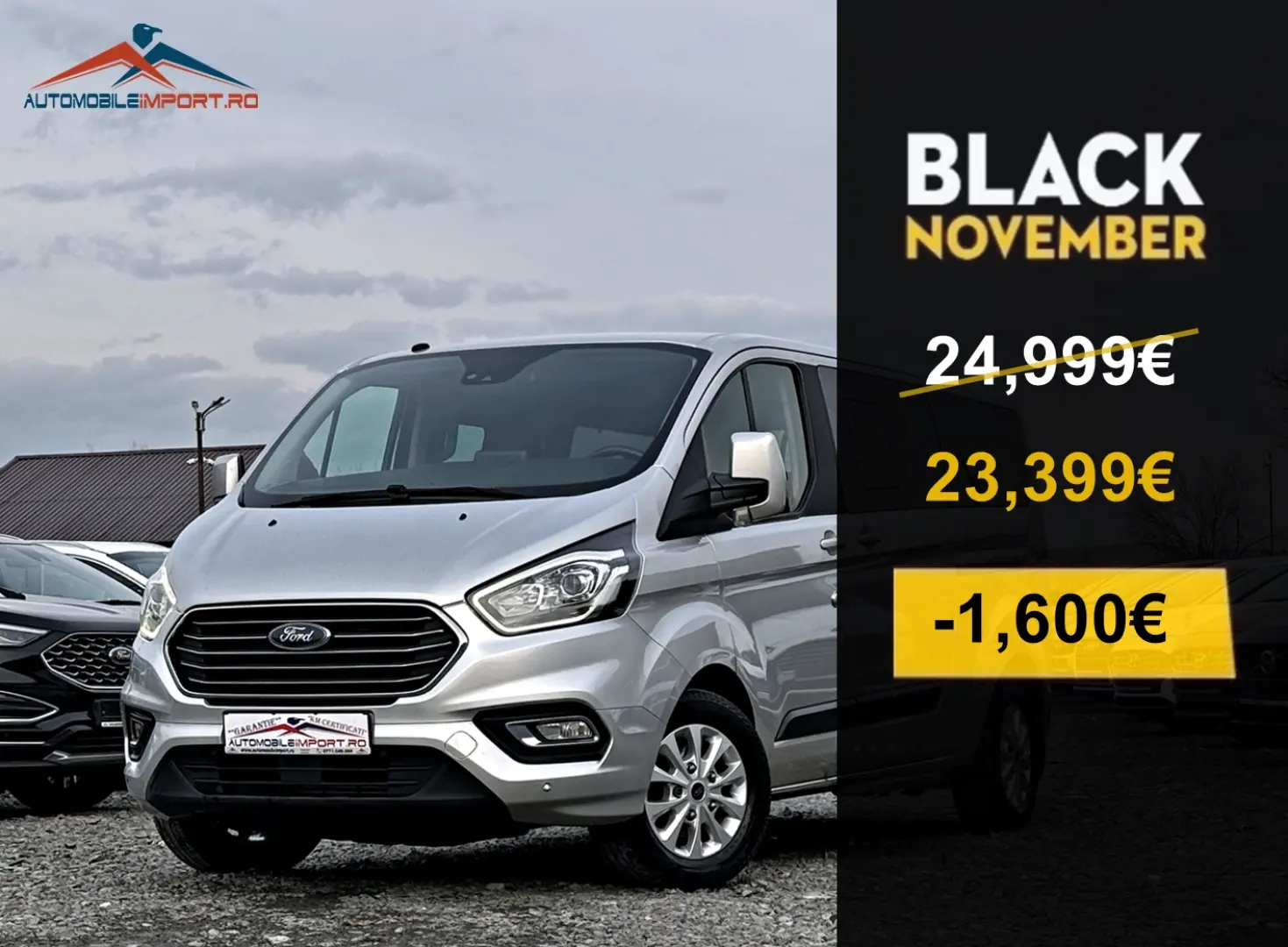 Ford Tourneo Custom 320 L2H1 VA Titanium