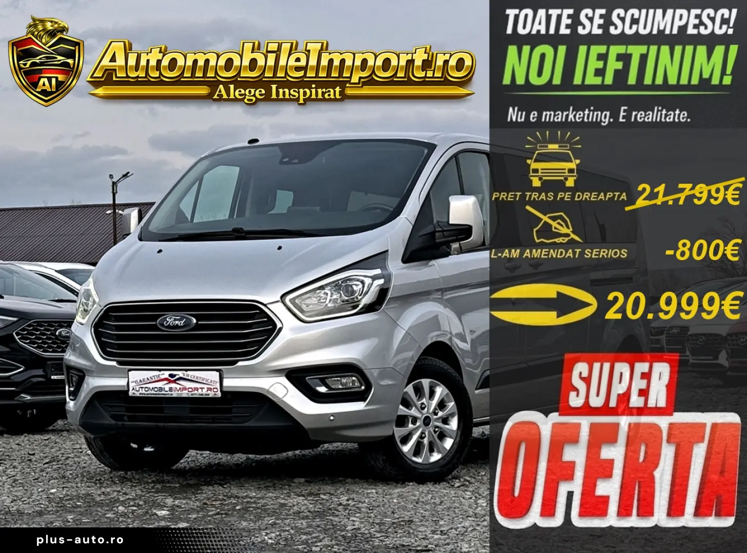 Ford Tourneo Custom 320 L2H1 VA Titanium