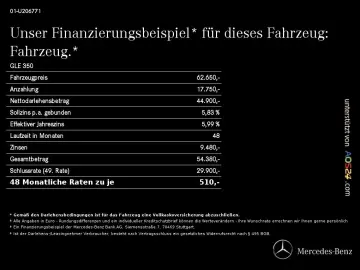 GLE 350 e 4M AMG PANO AHK BURMESTER DISTRONIC 21