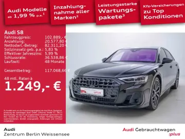 S8 4.0 TFSI TIP-TR QUA AHK STHZG PANO HUD MATRIX