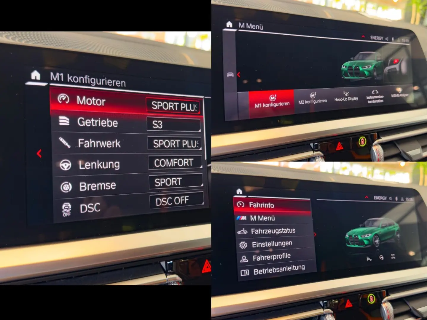 M3 COMPETITION|LASER|ACC|HUD|CARBON|SCHALENSITZE