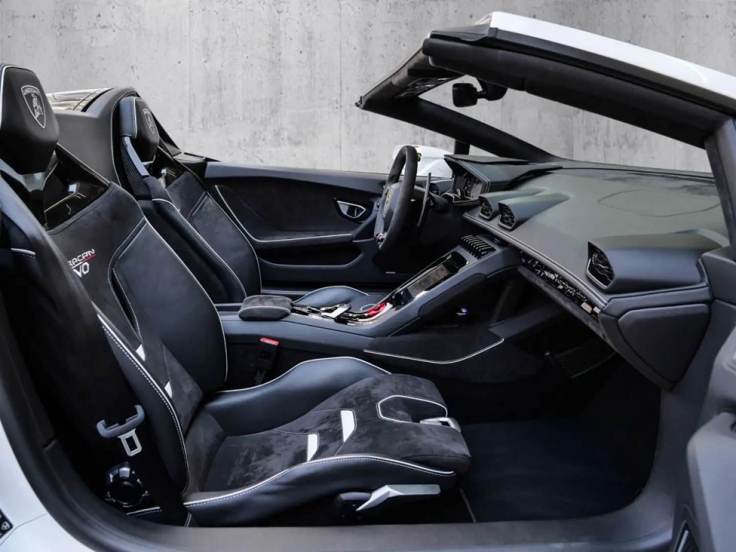 Huracán EVO Spyder Bianco Monocerus  Sensonum