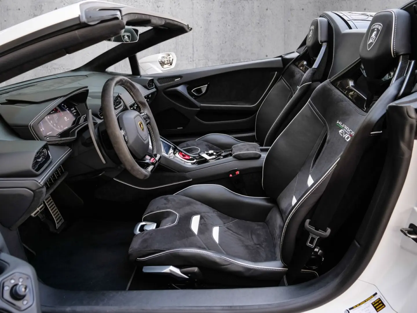 Huracán EVO Spyder Bianco Monocerus  Sensonum