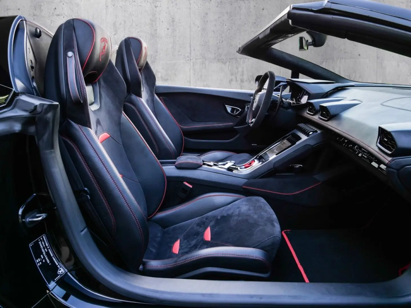 Huracán EVO Spyder Nero Helene  Lifting System