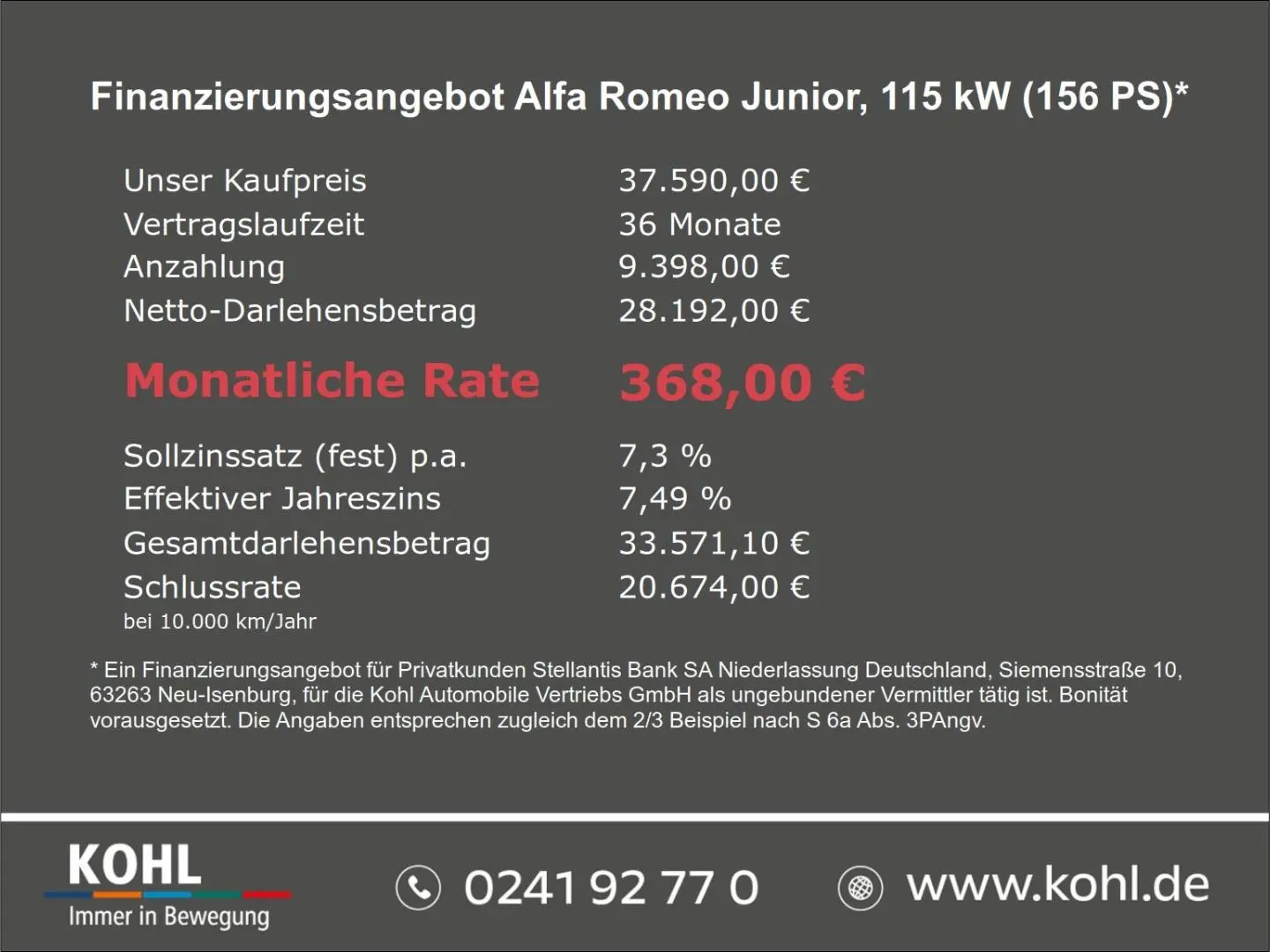 Junior Elettrica Speciale Matrix-LED Tech-Paket