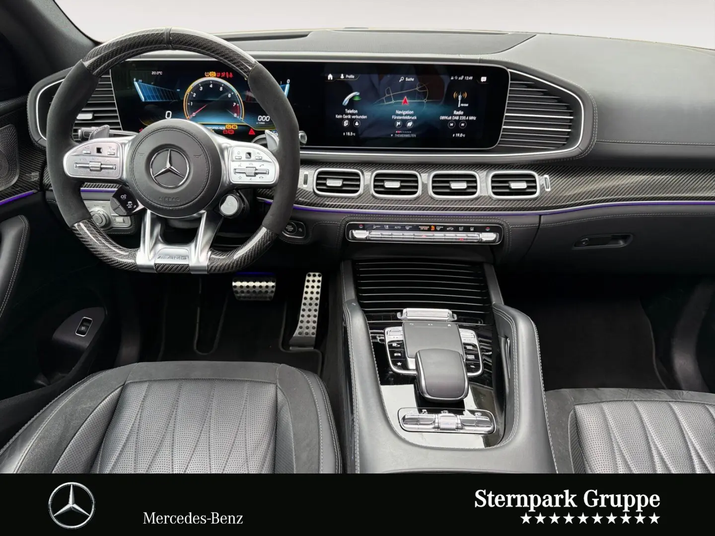 GLE 63 S AMG 4M Coupé Distro HuD Pano CARBON AHK