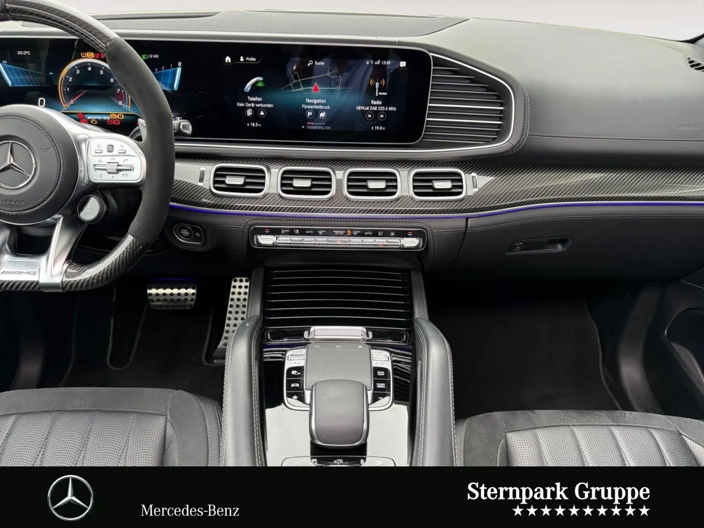 GLE 63 S AMG 4M Coupé Distro HuD Pano CARBON AHK