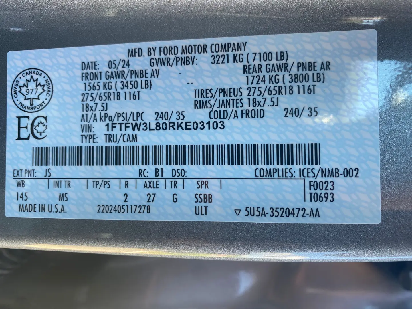 FORD F150 XLT