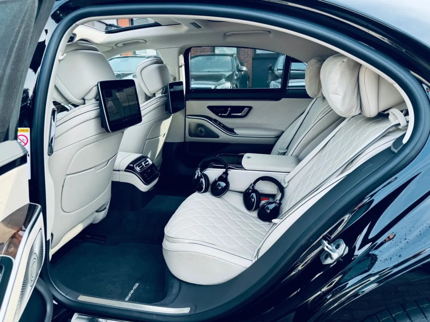 S 450 Long AMG Line NAPPA BEIGE 3xTV CHAUFFEUR