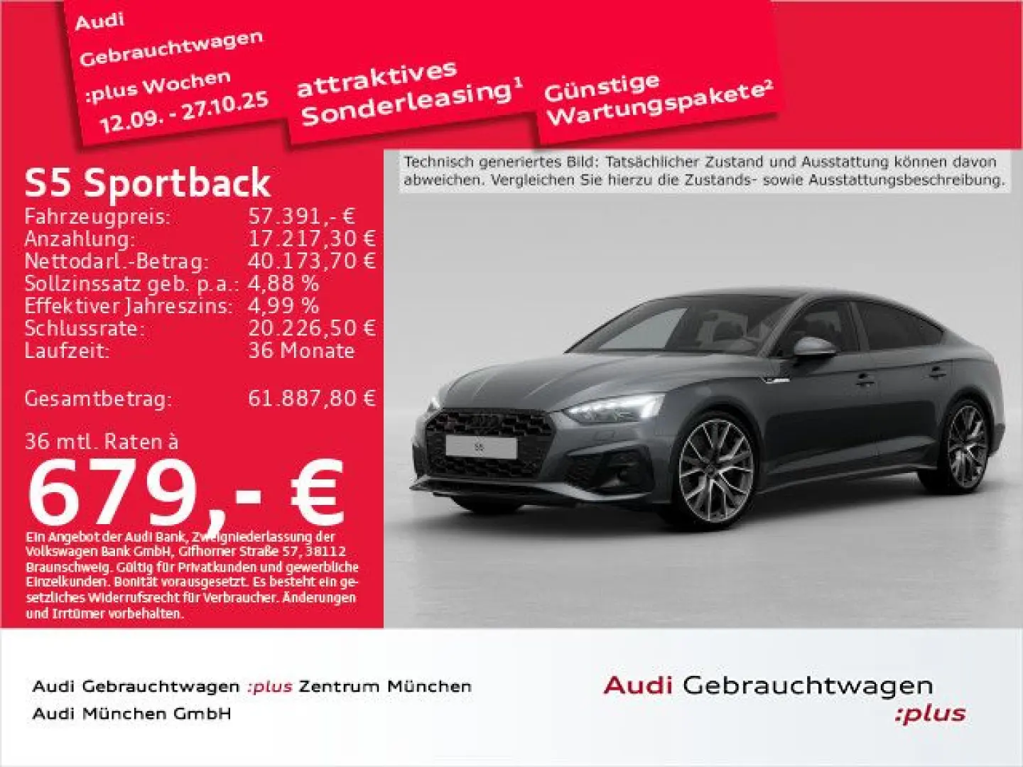 S5 Sportback TDI tiptr. Pano B&O Virtual  Matrix