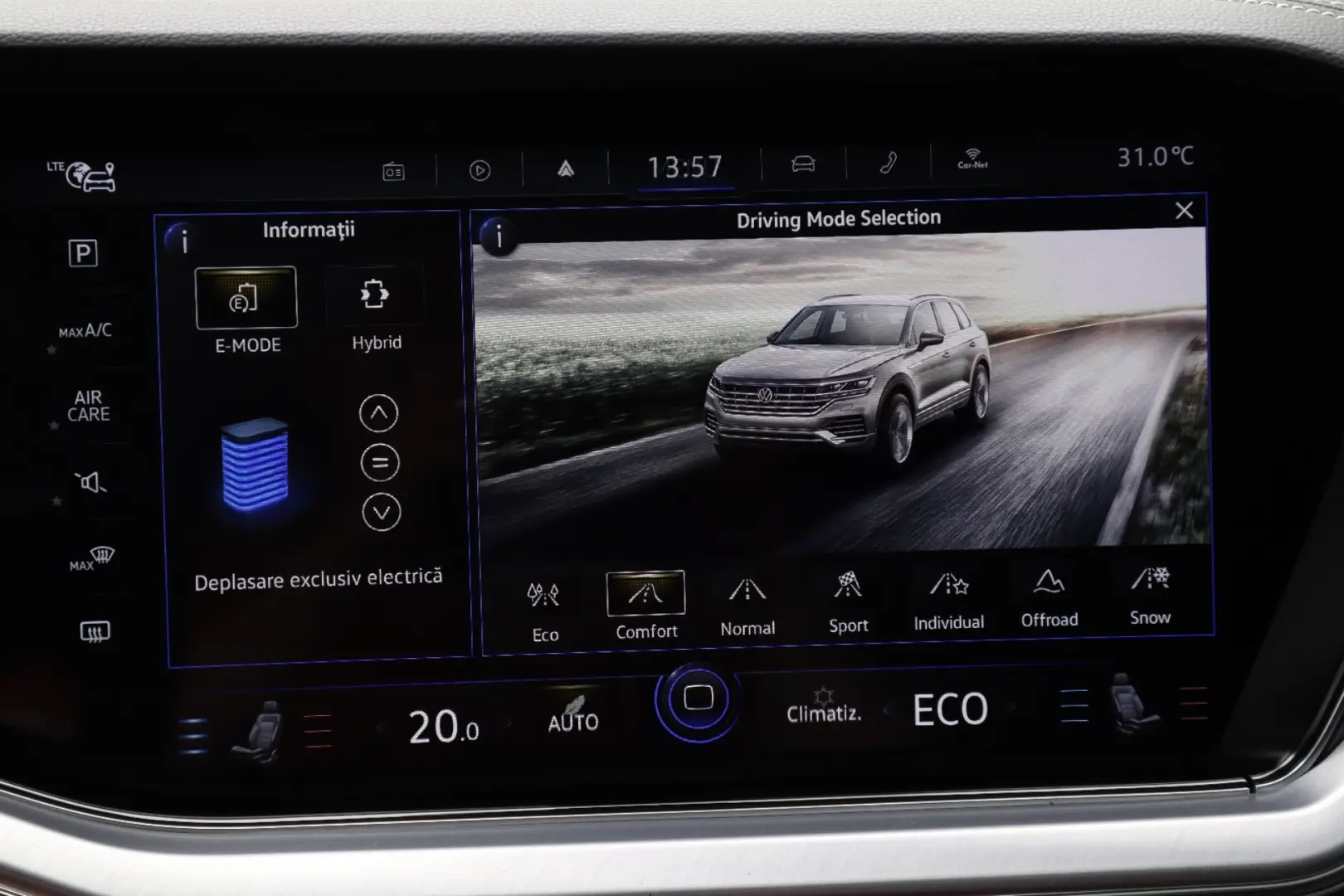 Touareg eHybrid Masaj Ventilatie Panoramic IQ Light
