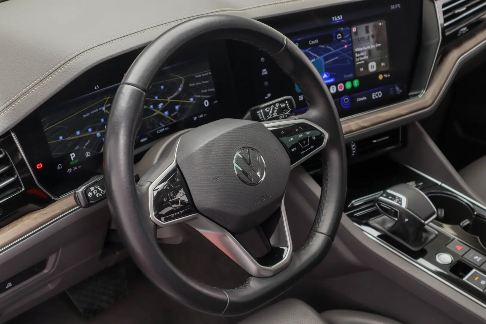 Touareg eHYBRID IQ Light Nightvision Panoramic Piele Gri