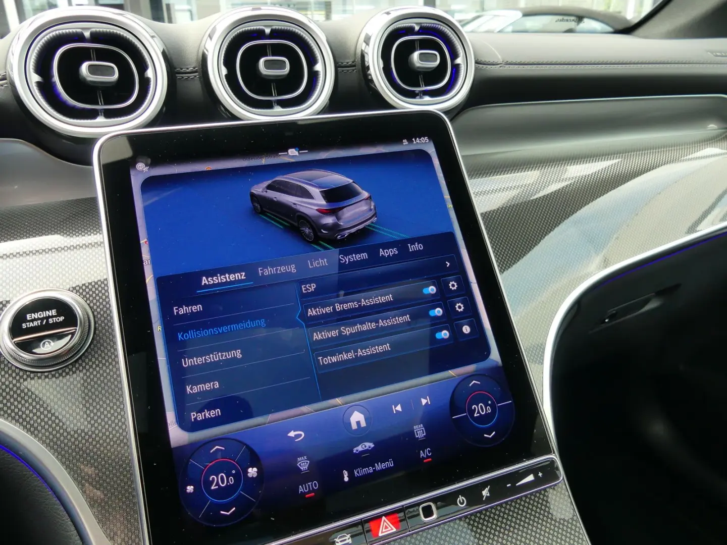 GLC 200 AMG 4M  Panorama R-Kamera Ambiente LED
