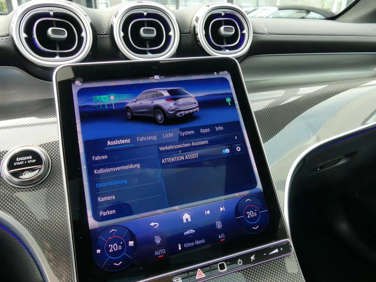 GLC 200 AMG 4M  Panorama R-Kamera Ambiente LED