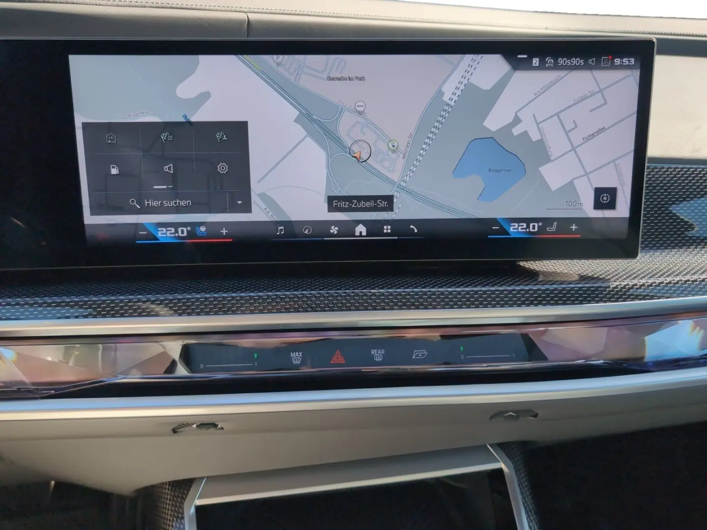 M760e xDrive M PERFORMANCE   MASSAGEFUNKTION