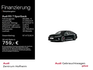 RS 7 Sportback Air B&O LED Virtual Navi  Tour Sp