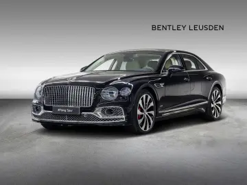 Flying Spur V8 Azure  Piano Linen Veneer Rotatin