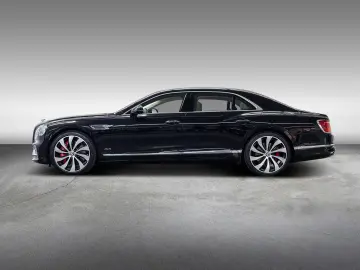 Flying Spur V8 Azure  Piano Linen Veneer Rotatin