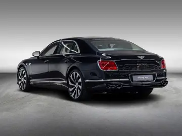 Flying Spur V8 Azure  Piano Linen Veneer Rotatin