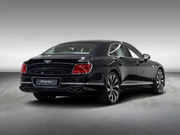 Flying Spur V8 Azure  Piano Linen Veneer Rotatin