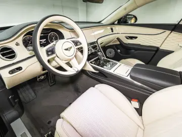 Flying Spur V8 Azure  Piano Linen Veneer Rotatin