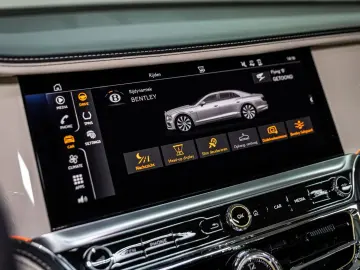 Flying Spur V8 Azure  Piano Linen Veneer Rotatin