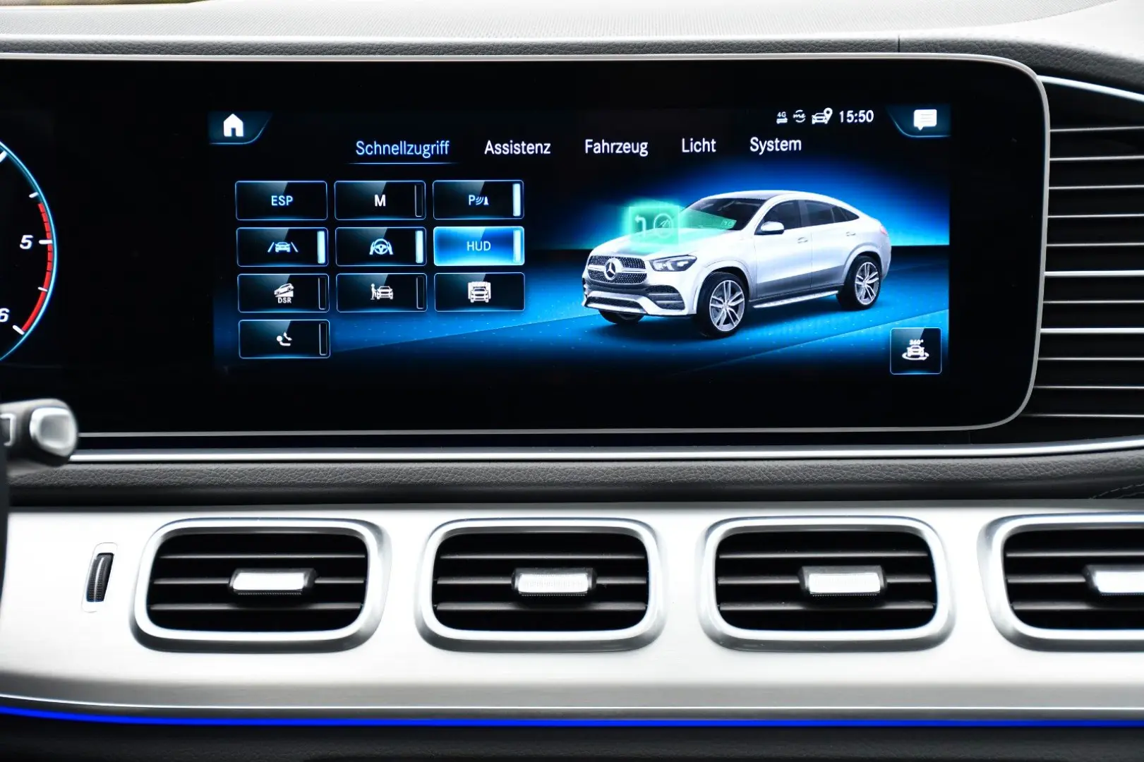 GLE 400d 4M Coupe AMG Paket Head Up Burmester