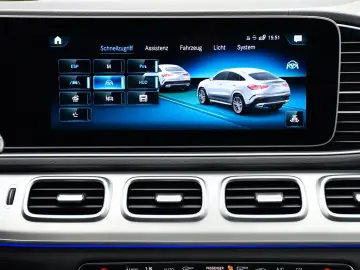 GLE 400d 4M Coupe AMG Paket Head Up Burmester