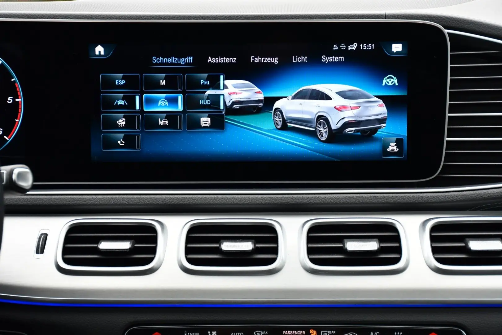 GLE 400d 4M Coupe AMG Paket Head Up Burmester