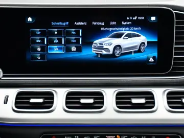 GLE 400d 4M Coupe AMG Paket Head Up Burmester