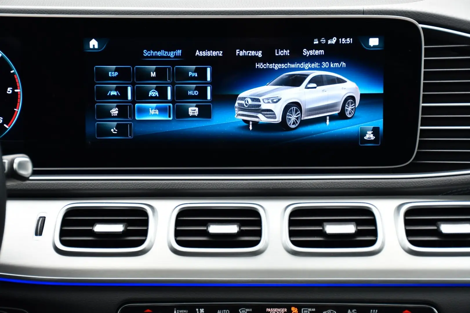 GLE 400d 4M Coupe AMG Paket Head Up Burmester