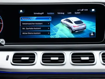 GLE 400d 4M Coupe AMG Paket Head Up Burmester