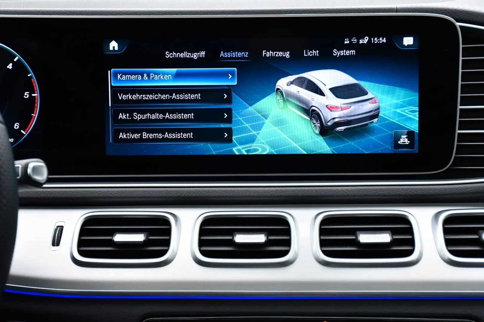 GLE 400d 4M Coupe AMG Paket Head Up Burmester