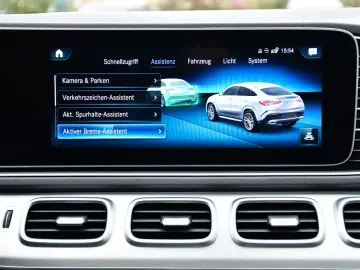GLE 400d 4M Coupe AMG Paket Head Up Burmester