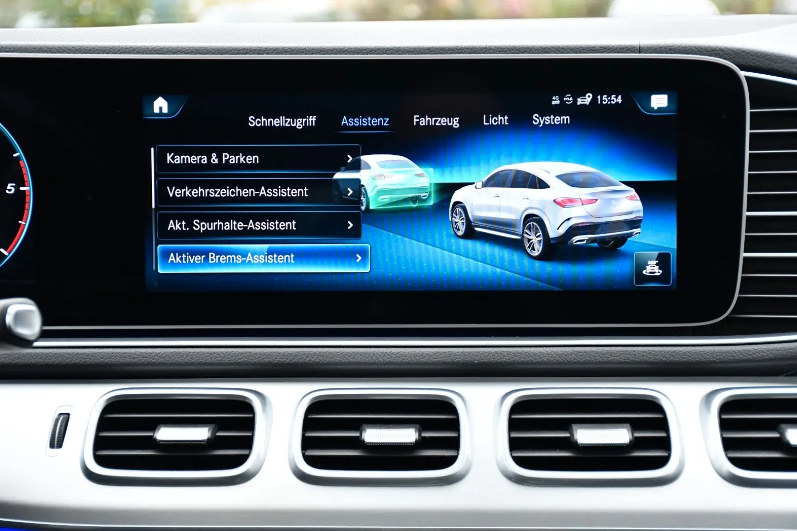 GLE 400d 4M Coupe AMG Paket Head Up Burmester
