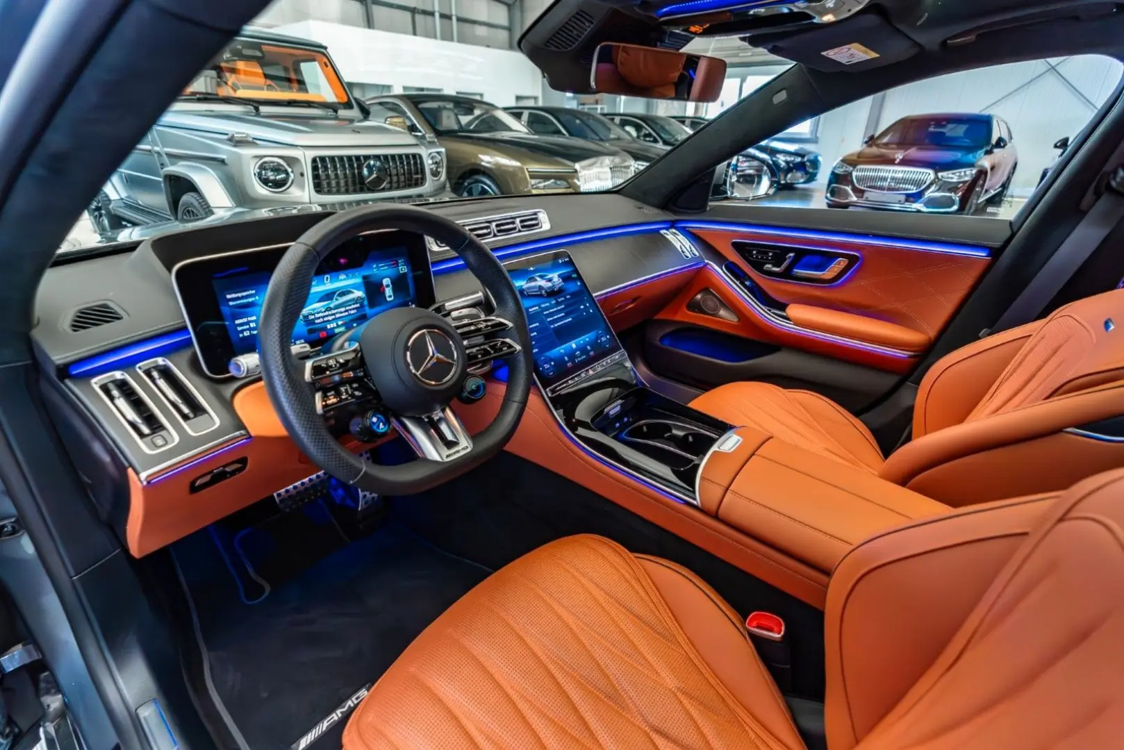 S 63 E AMG Per. Long   Exclusive Pack.   Head Up