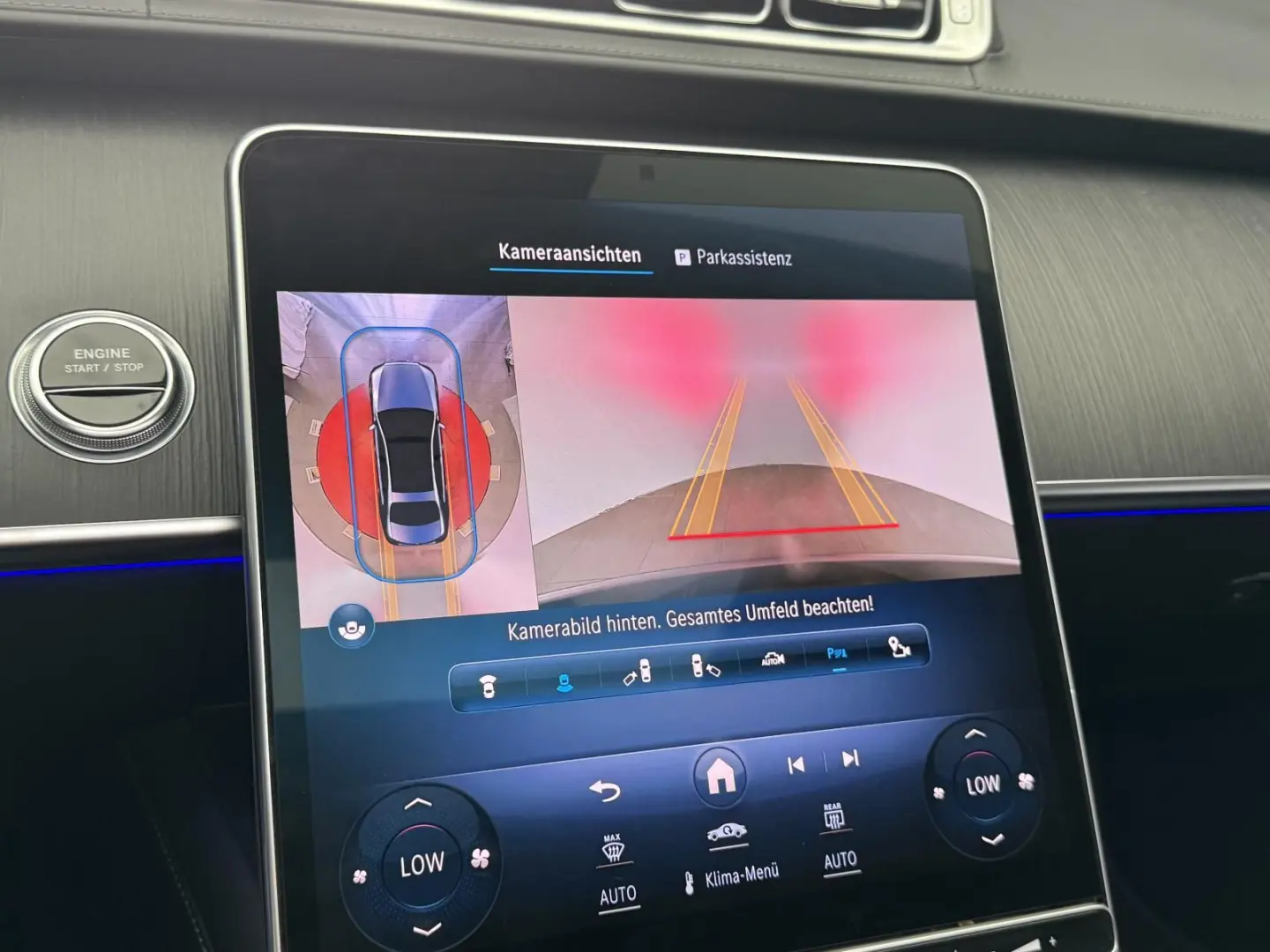 S 580 e L AMG Distronic Kamera HUD Burmester Pan