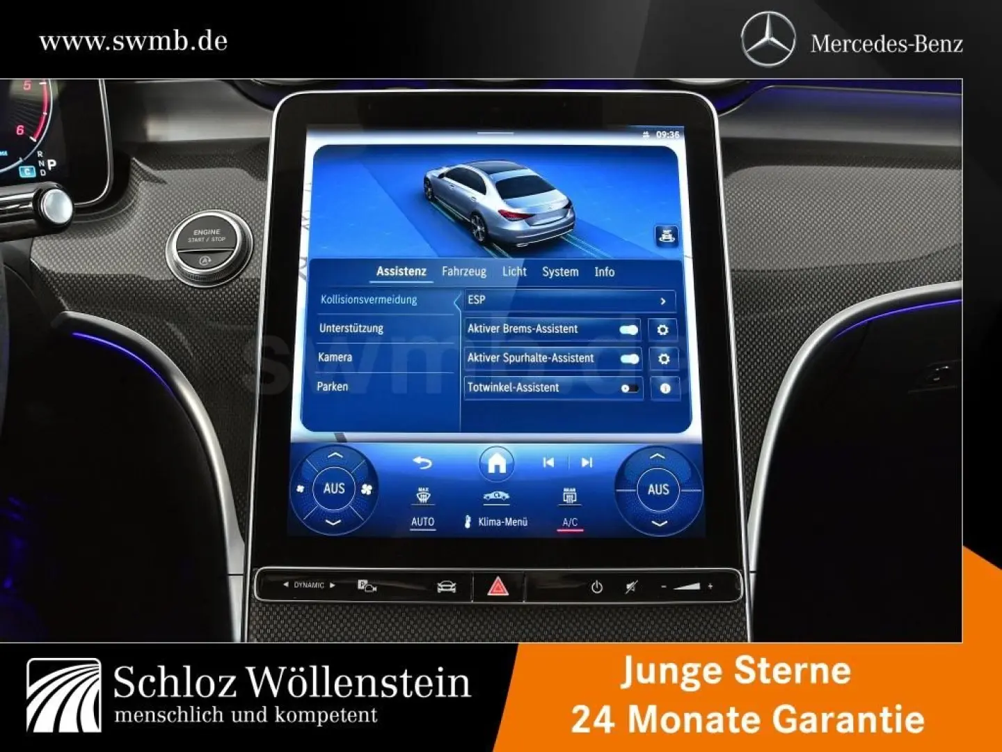C 220d AMG LED High-End Business-P Totwinkel 360