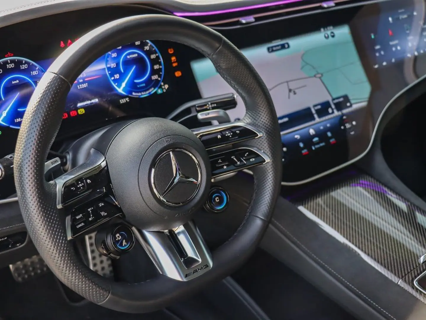 EQE 53 AMG 4M Pano HUD Distronic Hyper Burm Flex