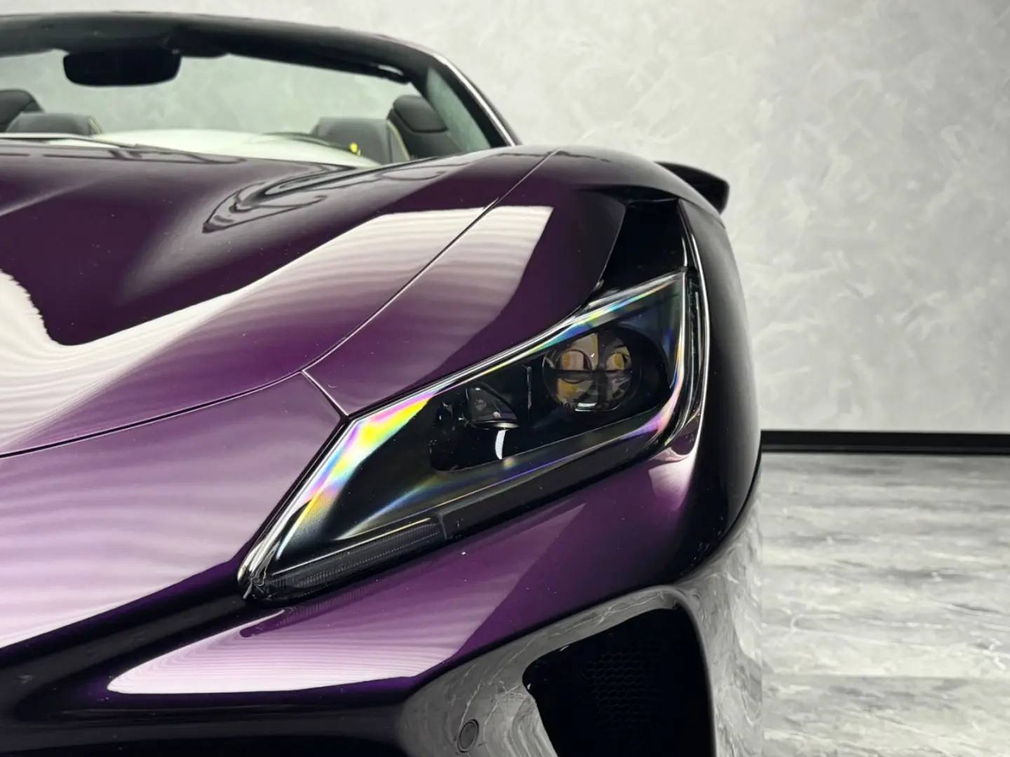 F8 Spider VIOLA JBL CARBON P-DISPLAY ALCANTARA