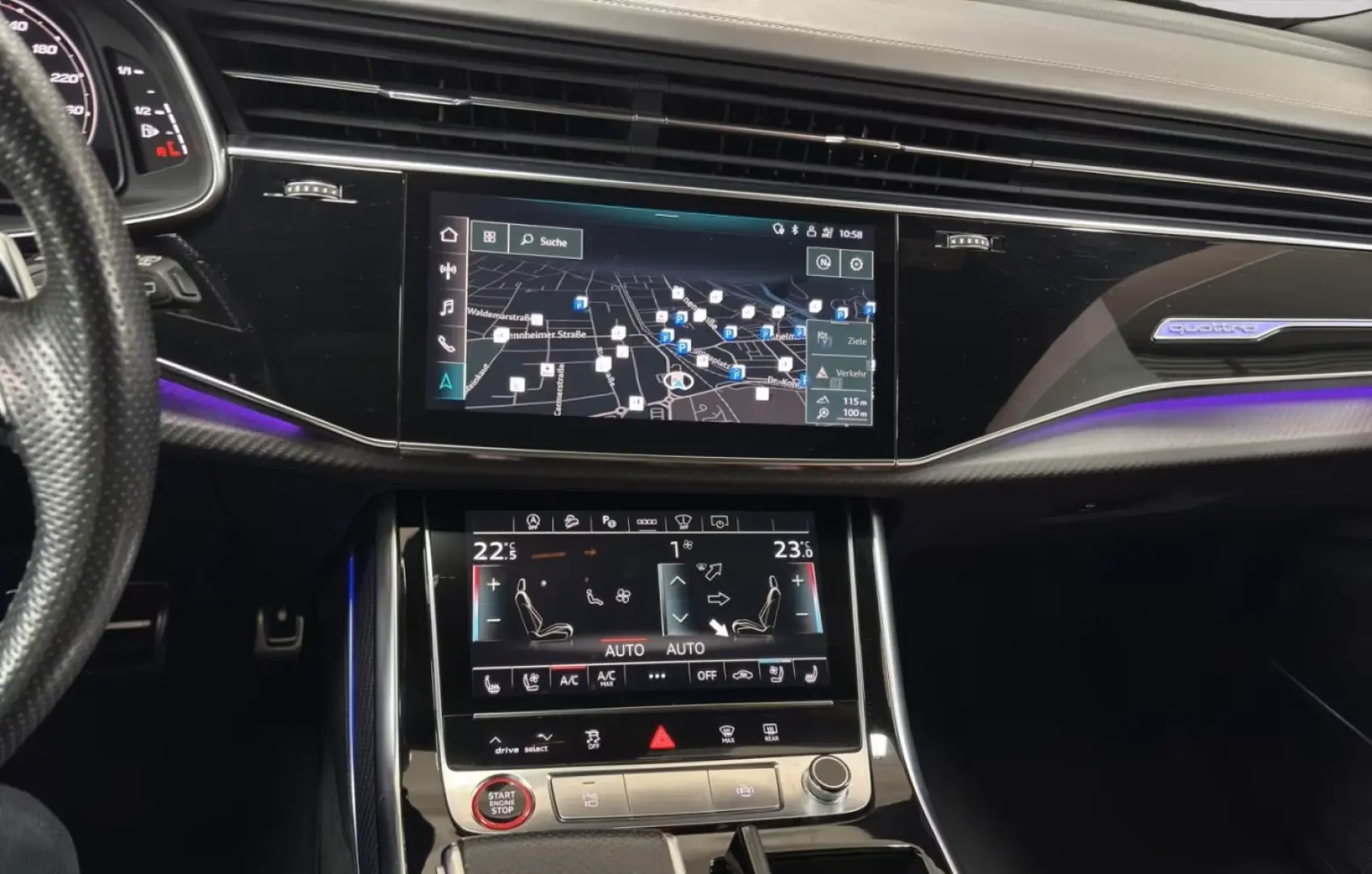 Audi RSQ8 Sistem de evacuare sport Matrix-LED