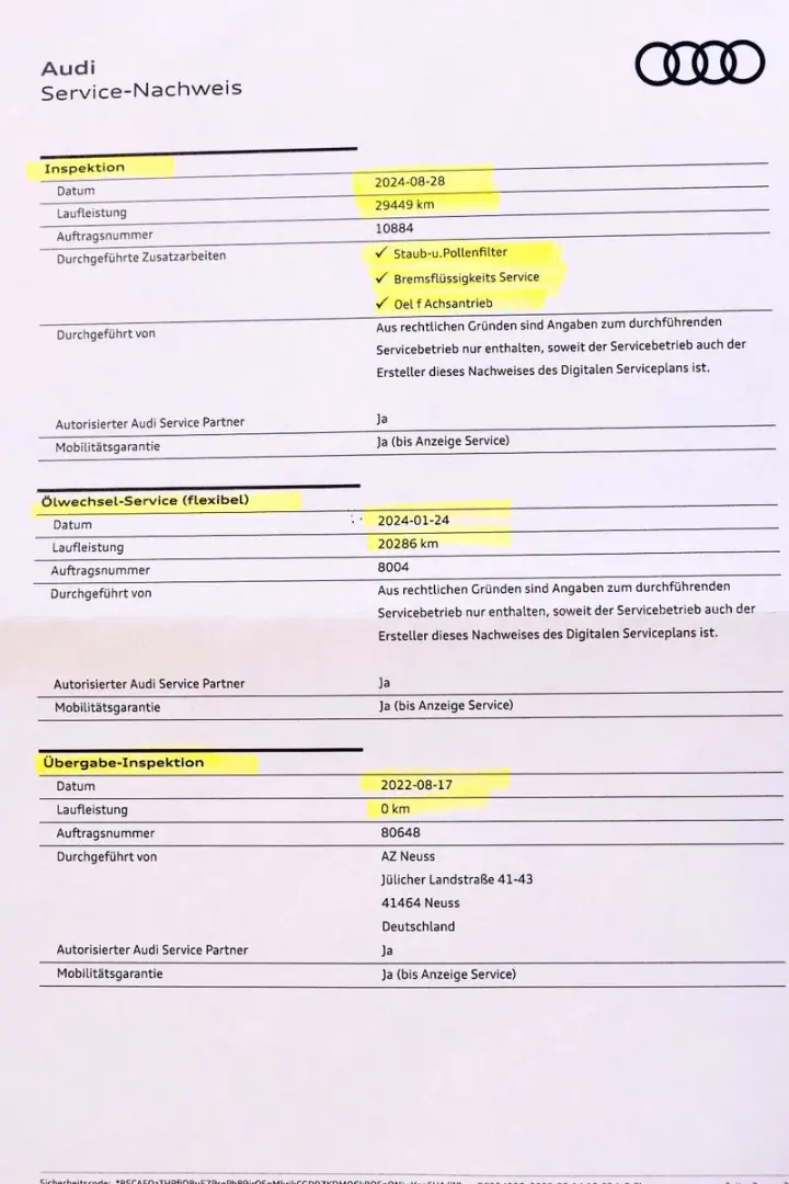 RS Q3 Sportback 2.5TFSI qu. RS-Pakete Matrix